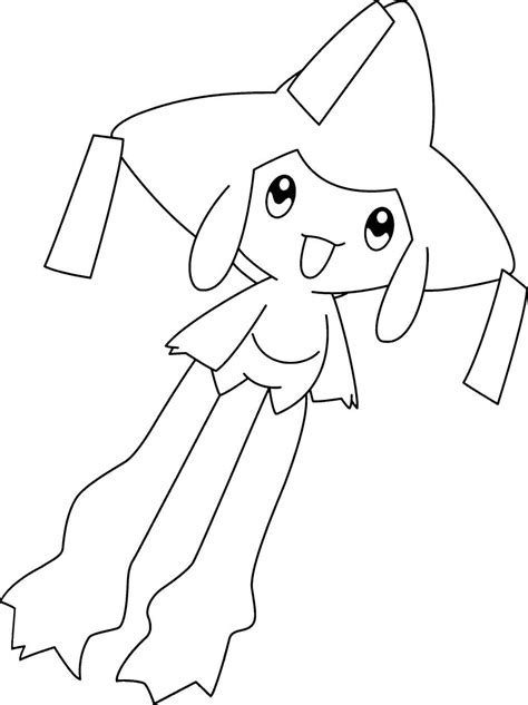 pokemon jirachi coloring pages